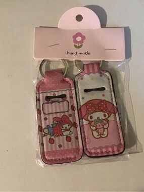 Pink Kids Keychain Set - Cute My Melody Character Design